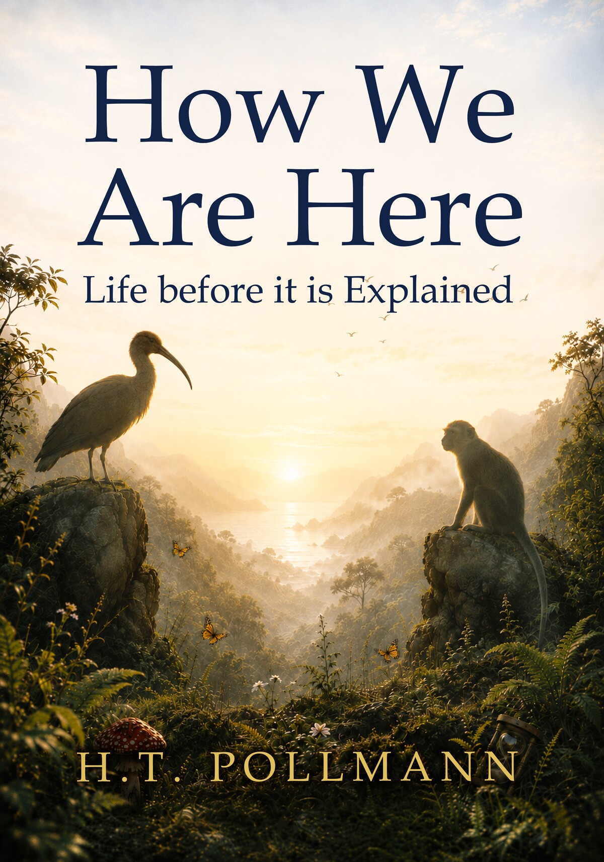 Front cover of How We Are Here: Life before it is Explained by H.T. Pollmann